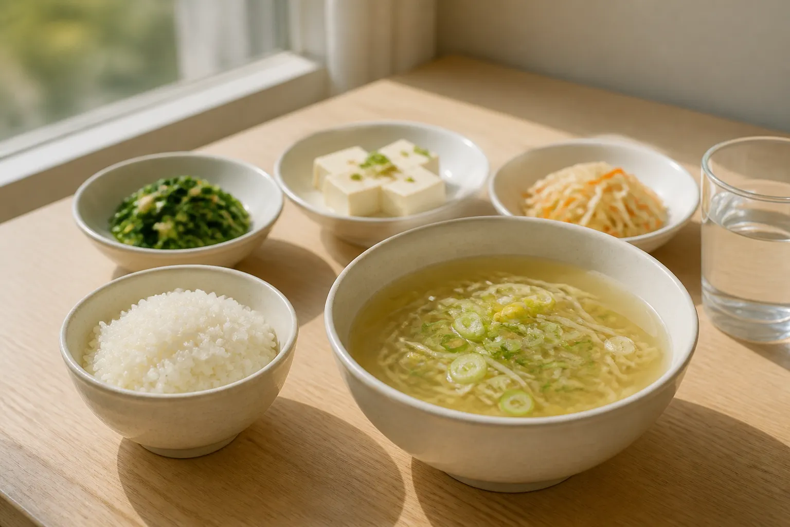 술 마신 다음 날의 담백한 아침상 — 맑은 콩나물국과 두부, 자극적인 해장국 대신 담백한 회복식, 고양 향동 경희미르애한의원 늘씬다이어트 칼럼