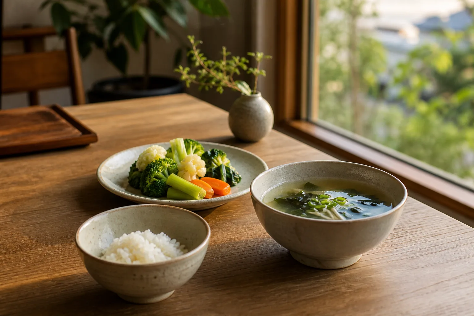 이른 저녁의 가벼운 한식 상차림 — 취침 3시간 전 식사 마치기, 향동 경희미르애한의원 역류성 식도염 칼럼